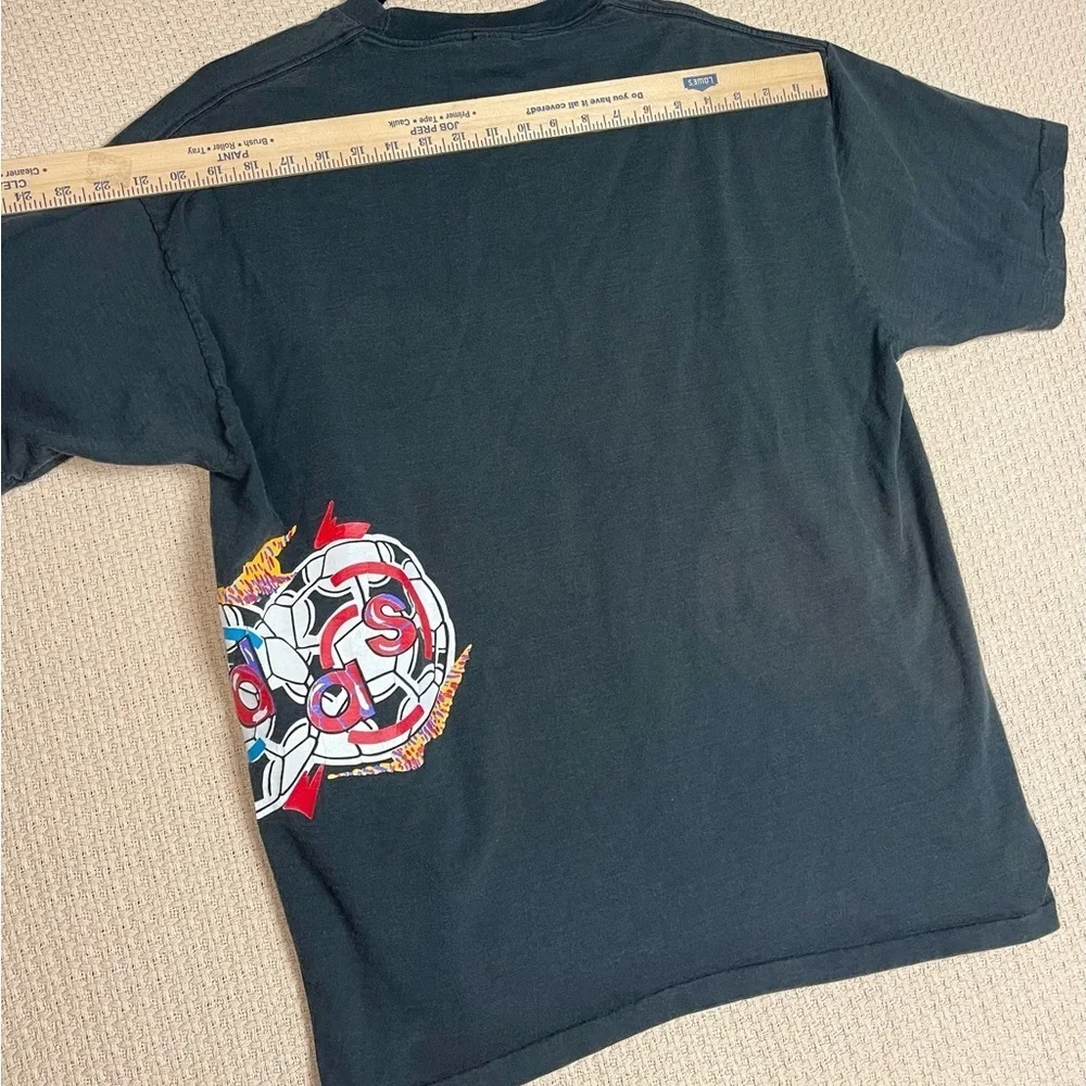 Adidas Men’s Black Graphic Tee Size L Vintage